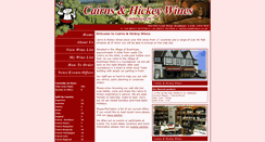 Desktop Screenshot of candhwines.co.uk